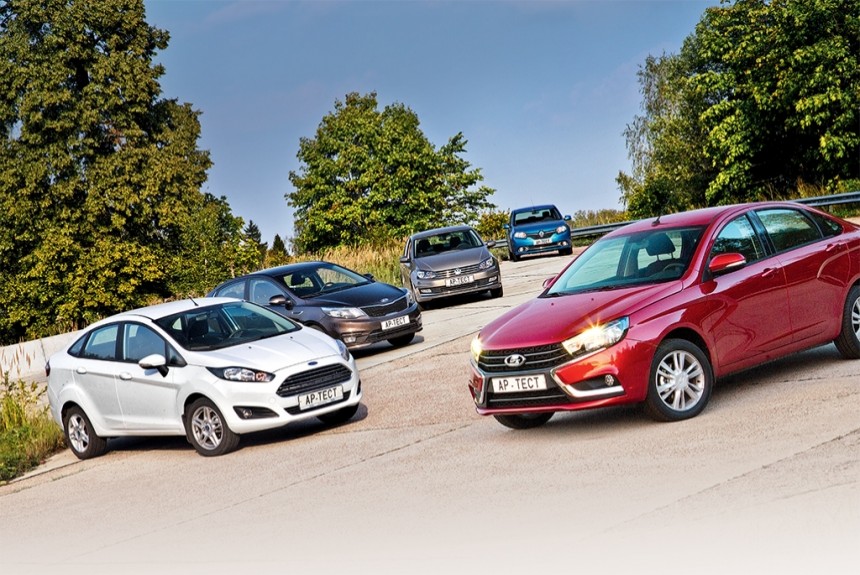 Lada Vesta, Ford Fiesta, Kia Rio, Renault Logan или Volkswagen Polo – что лучше?