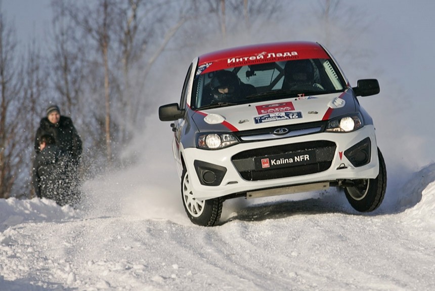 Зимний сезон в российском ралли завершился сенсацией: в Карелии выиграл экипаж на переднеприводной Калине!