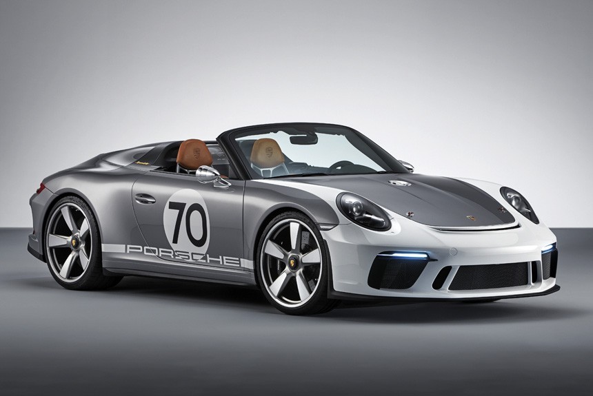 Компания Порш представила юбилейную версию 500-сильного спорткара 911 Speedster Компания Порш представила юбилейную версию 500-сильного спорткара 911 Speedster