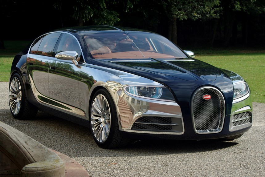 В гамме Bugatti все-таки появится четырехдверка